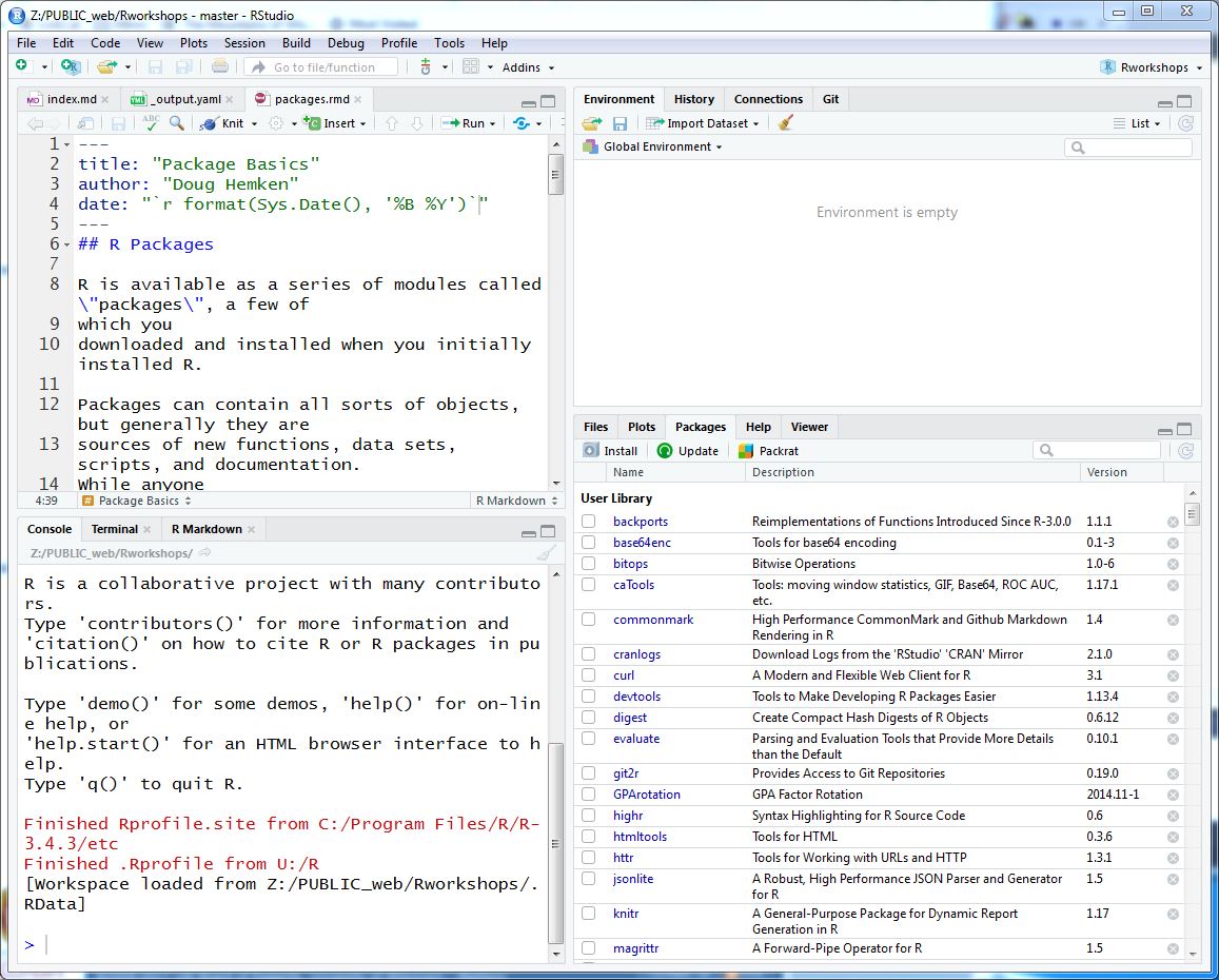 Package Basics