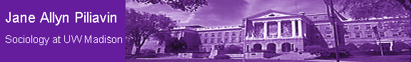 Jane Allyn Piliavin- Sociology at UW Madison, bascom graphic